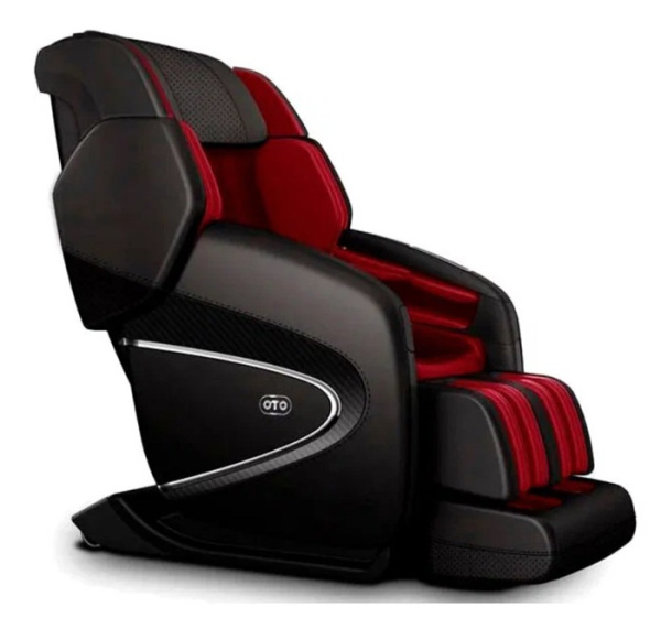 Массажное кресло OTO Chiro II CR-01 Black Rose (Черный с красным)